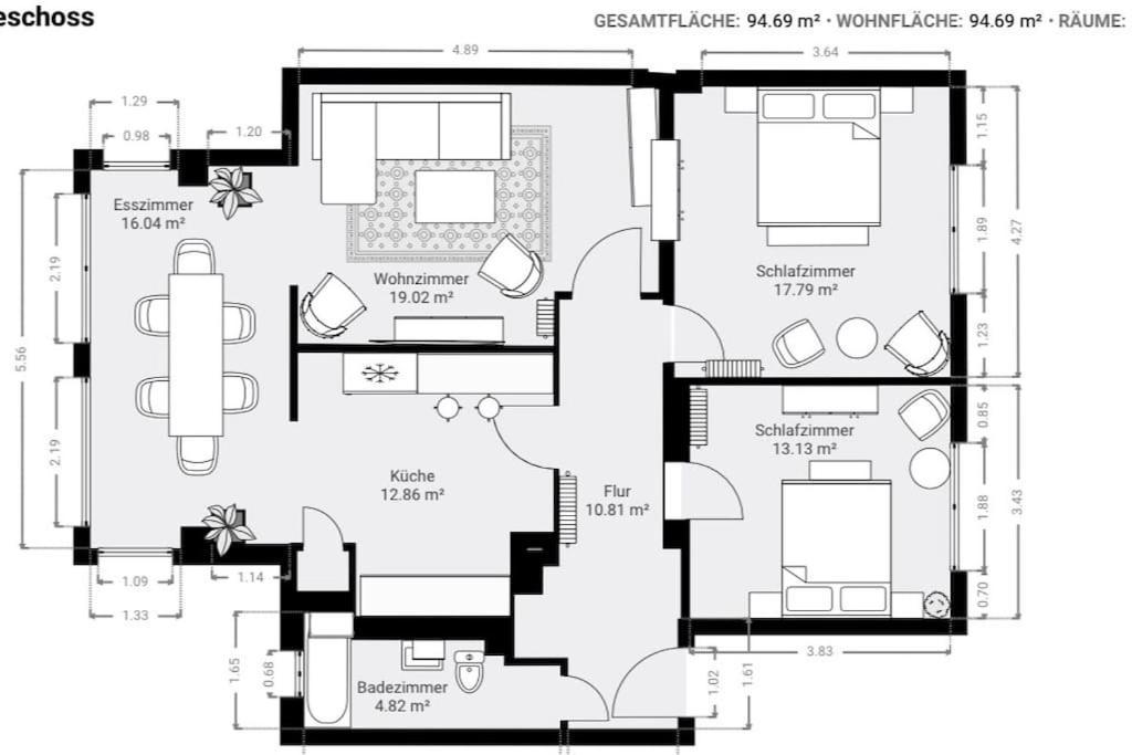 Urban & Chic: 2Bdr, Parkplatz Lejlighed Witten Eksteriør billede